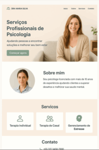 Criação de sites profissionais